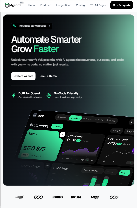 AI Agency Website