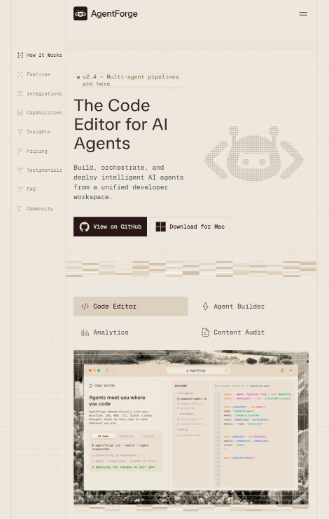 AI Agency Website