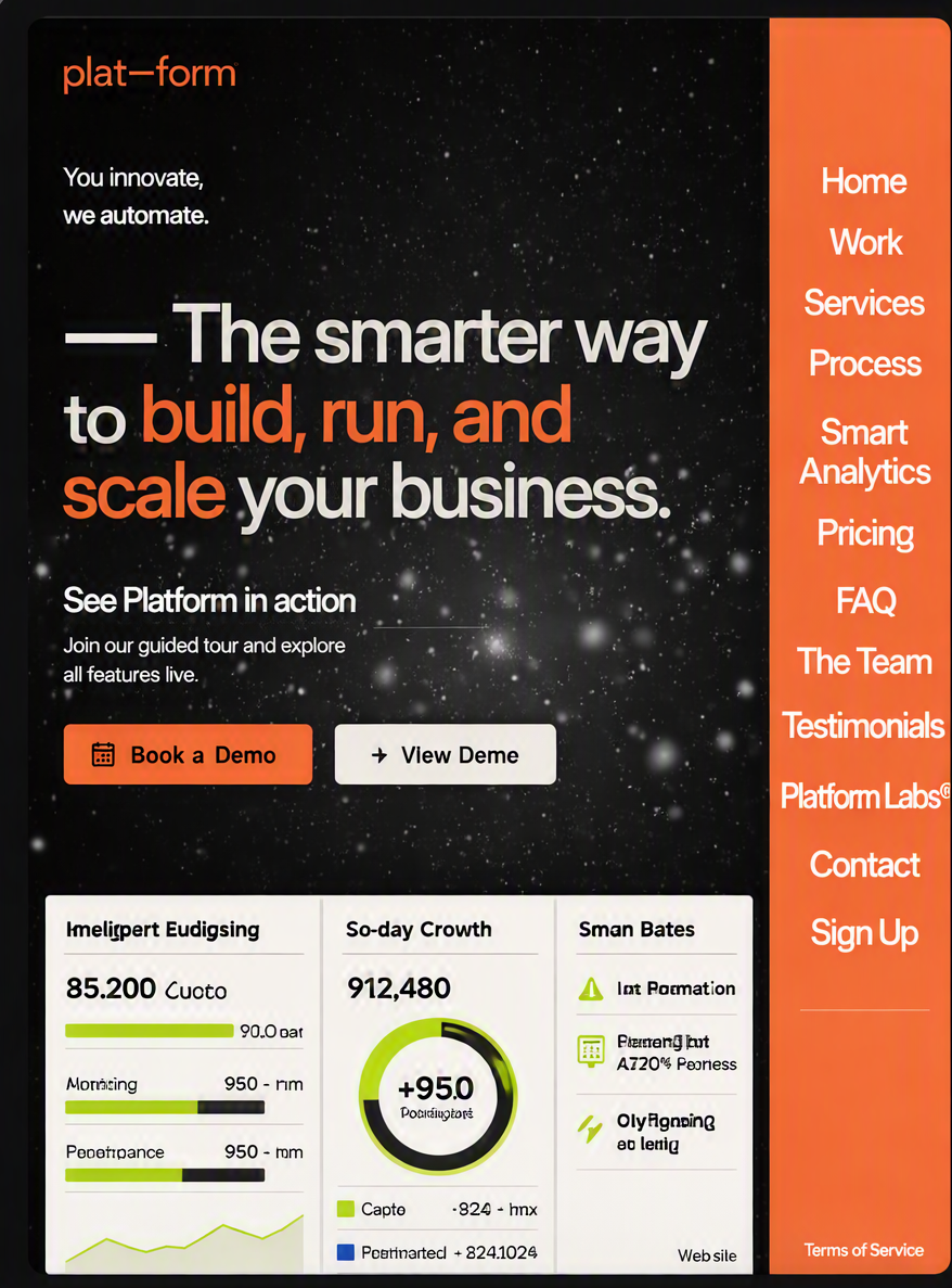 Finance SaaS Website